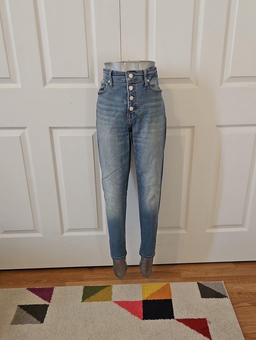 Lucky Brand Jeans Size 8/29 High-Waist Button-Fly Women's Blue Jeans NWOT